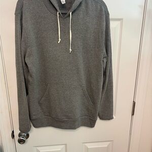 Alternative Heather Gray Hoodie for Men. large